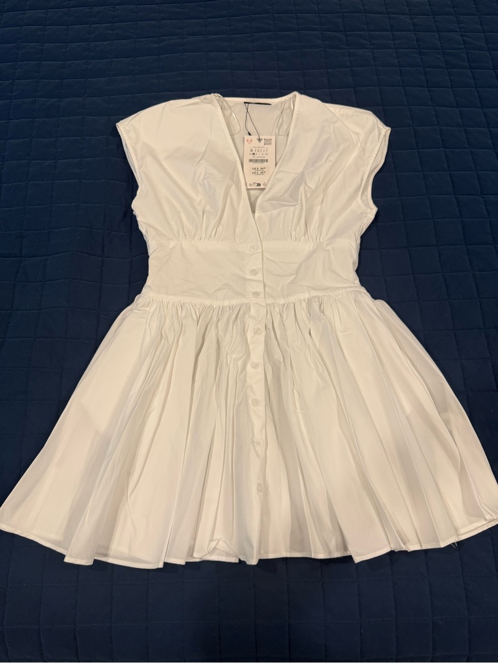 Zara White Mini Dress